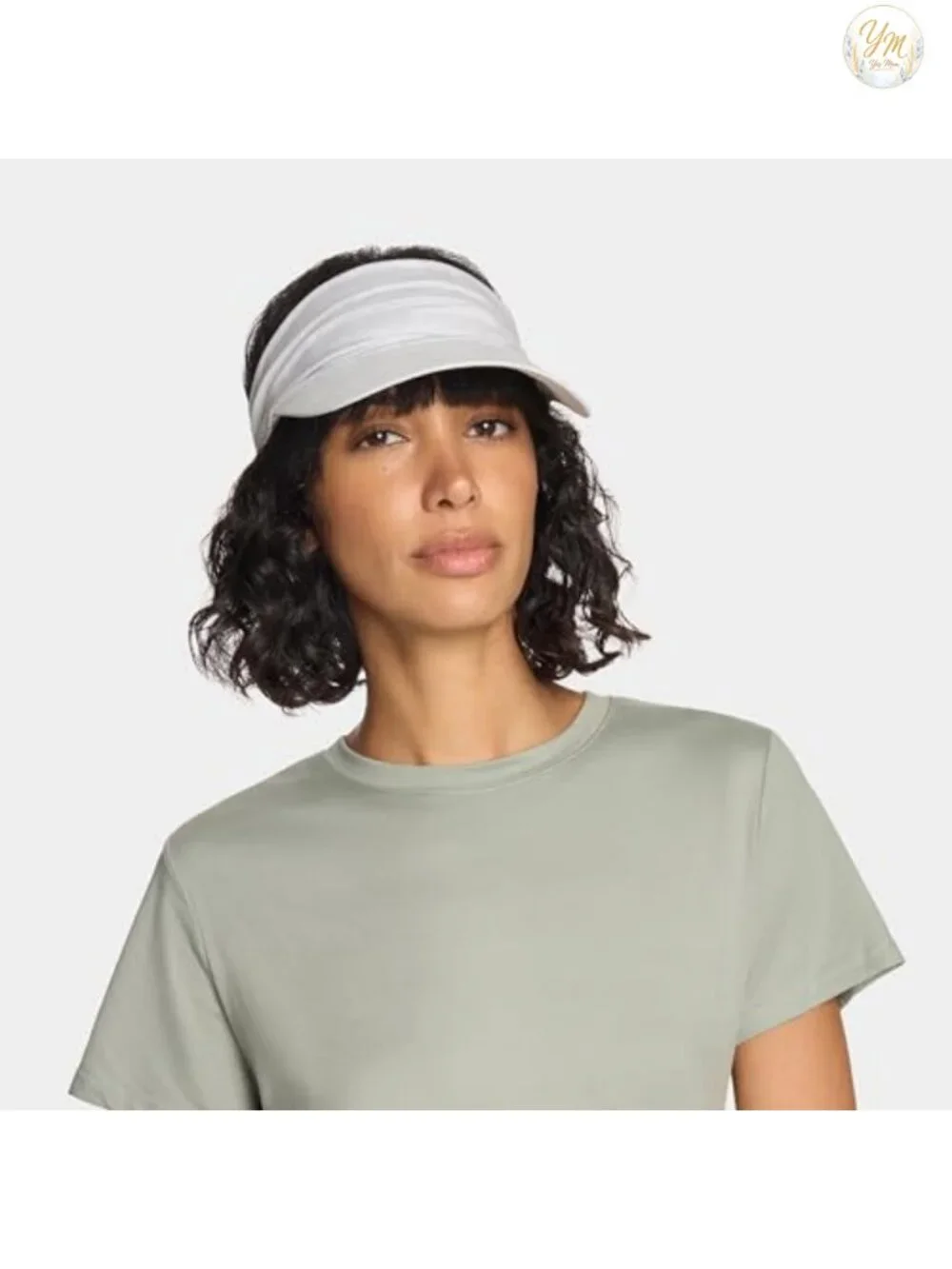 Unisex Stretchy Cooling Visor UPF 50 No Slip Band
